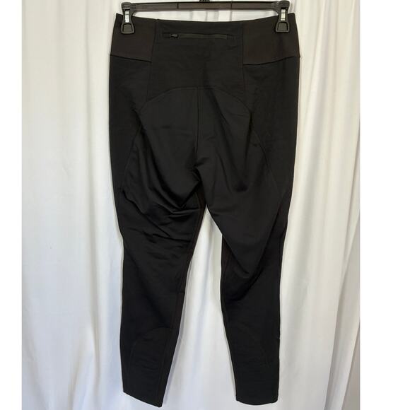 Athleta Peak Hybrid Fleece Tight Women's Medium Black Workout Legging Workout - Picture 2 of 10